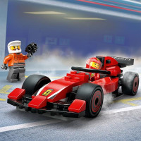 Конструктор LEGO City Піт-стоп і піт-екіпаж F1 з болідом Ferrari 322 деталі (60443)