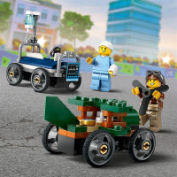 Конструктор LEGO City Літак проти лікарняного ліжка набір для перегонів 70 деталей (60459) Конструктор LEGO City Літак проти лікарняного ліжка набір для перегонів 70 деталей (60459)