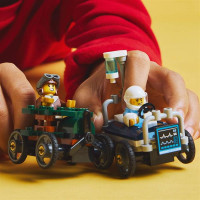 Конструктор LEGO City Літак проти лікарняного ліжка набір для перегонів 70 деталей (60459) Конструктор LEGO City Літак проти лікарняного ліжка набір для перегонів 70 деталей (60459)