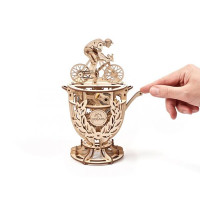 Дерев'яний механічний 3D конструктор Ugears Автоматон Велосипедист (70148) Дерев'яний механічний 3D конструктор Ugears Автоматон Велосипедист (70148)