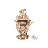 Дерев'яний механічний 3D конструктор Ugears Автоматон Велосипедист (70148) Дерев'яний механічний 3D конструктор Ugears Автоматон Велосипедист (70148)