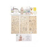 Дерев'яний механічний 3D конструктор Ugears Автоматон Велосипедист (70148) Дерев'яний механічний 3D конструктор Ugears Автоматон Велосипедист (70148)