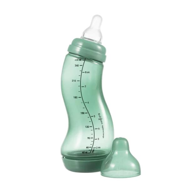 Антиколікова пляшечка Difrax S-bottle Natural Trend із силіконовою соскою 250 мл зелений (706T Sage) Антиколікова пляшечка Difrax S-bottle Natural Trend із силіконовою соскою 250 мл зелений (706T Sage)