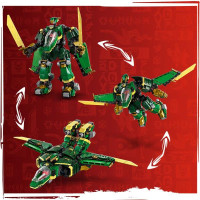 Конструктор LEGO NINJAGO Реактивний робот Ллойда 1112 деталей (71845)