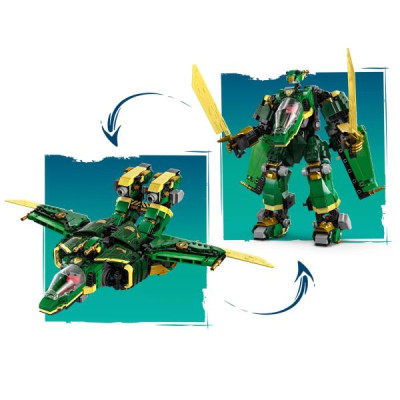 Конструктор LEGO NINJAGO Реактивний робот Ллойда 1112 деталей (71845)