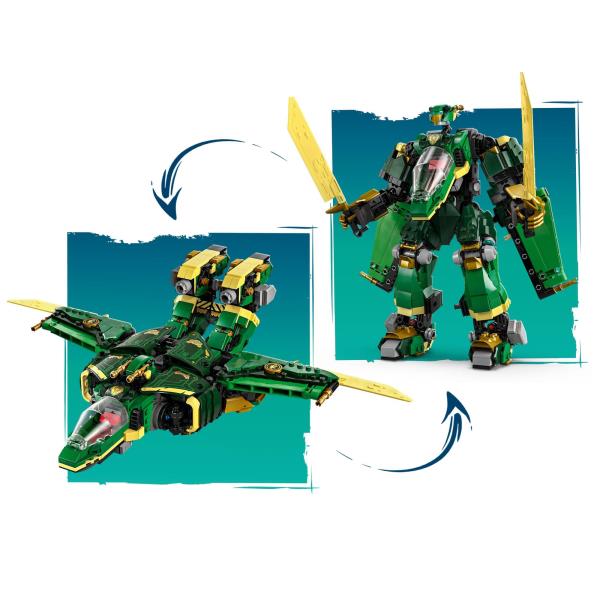 Конструктор LEGO NINJAGO Реактивний робот Ллойда 1112 деталей (71845)