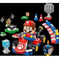 Конструктор LEGO Super Mario Mario Kart Interactive LEGO Mario та Standard Kart 278 деталей (72043)