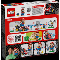Конструктор LEGO Super Mario Mario Kart Interactive LEGO Mario та Standard Kart 278 деталей (72043)