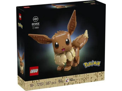 Конструктор LEGO® Pokemon™ Іві Набір для конструювання моделі для геймерів, 585 деталей (72151)