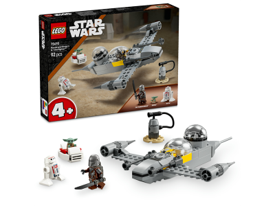 Конструктор LEGO Star Wars Зоряний винищувач N-1 Мандо й Ґроґу 92 деталі (75410) Конструктор LEGO Star Wars Зоряний винищувач N-1 Мандо й Ґроґу 92 деталі (75410)