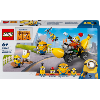 Конструктор LEGO Despicable Me 4 Посіпаки й банановий автомобіль 136 деталей (75580)