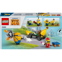 Конструктор LEGO Despicable Me 4 Посіпаки й банановий автомобіль 136 деталей (75580)