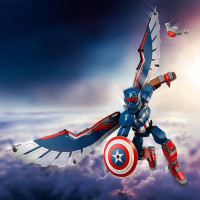 Конструктор LEGO Super Heroes Фігурка Нового Капітана Америка для складання 359 деталей (76296)