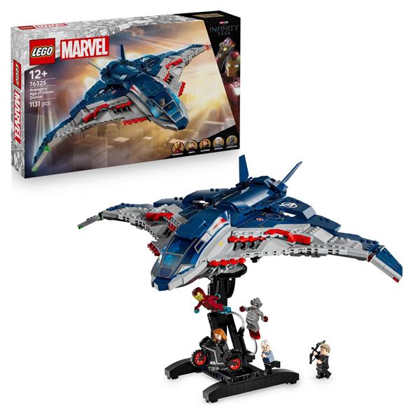 Конструктор LEGO Super Heroes Месники Ера Альтрона Квінджет 1131 деталь (76325)
