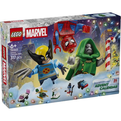 Конструктор LEGO® ? Marvel Адвент-календар 2026 Різдвяний подарунок (76340)