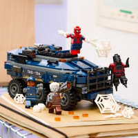 Конструктор LEGO® Marvel Переслідування Людиною-Павуком машини для перевезення злочинців, 367 деталей (76349)