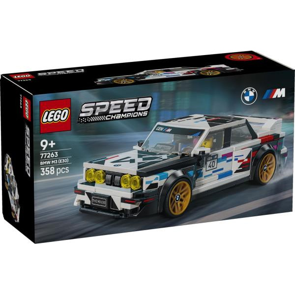 Конструктор LEGO® Speed Champions BMW M3 (E30) Набір із іграшковою машиною (77263)