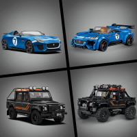 Конструктор LEGO® Speed Champions Jaguar Project 7 та Land Rover Defender (77264)