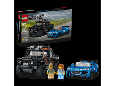 Конструктор LEGO® Speed Champions Jaguar Project 7 та Land Rover Defender (77264) Конструктор LEGO® Speed Champions Jaguar Project 7 та Land Rover Defender (77264)