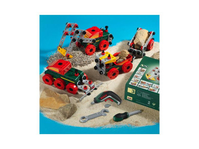 Конструктор Klein Bosch Mini Ixolino II на 110 предметів з шуруповертом (8497) Конструктор Klein Bosch Mini Ixolino II на 110 предметів з шуруповертом (8497)