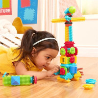 Конструктор Battat Bristle Blocks Будівельник 56 деталей (BT3070Z) Конструктор Battat Bristle Blocks Будівельник 56 деталей (BT3070Z)