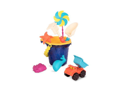 Набір для пісочниці Battat Відерце Море 9 аксесуарів (BX1330Z)