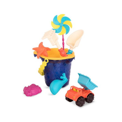 Набір для пісочниці Battat Відерце Море 9 аксесуарів (BX1330Z)