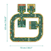 Підлоговий пазл Djeco Автотраса 21 деталь (DJ07162) Підлоговий пазл Djeco Автотраса 21 деталь (DJ07162)