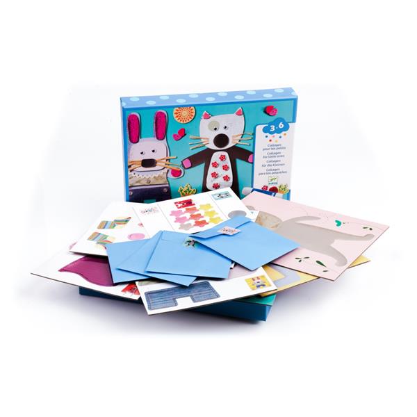 Набір для аплікації Djeco Колаж для найменших (DJ08664) Набір для аплікації Djeco Колаж для найменших (DJ08664)