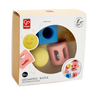 Набір брязкалець Hape Геометричні фігури 3 в 1 (E0454)