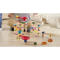 Конструктор-лабіринт Hape Marble Run Трюки та повороти 129 ел. (E1100)