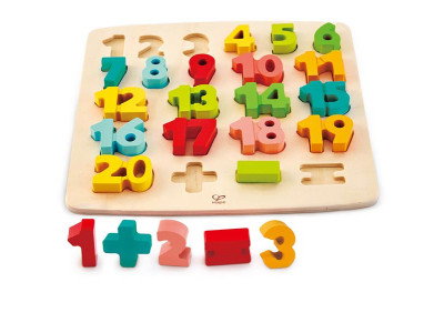 Дерев'яний пазл Hape Цифри (E1550) Дерев'яний пазл Hape Цифри (E1550)