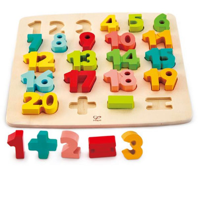 Дерев'яний пазл Hape Цифри (E1550)