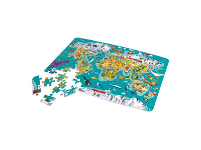 Пазл-гра Hape Карта світу 105 ел. (E1626) Пазл-гра Hape Карта світу 105 ел. (E1626)