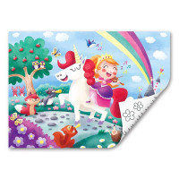 Пазл Hape Єдинороги з розмальовкою (E1642) Пазл Hape Єдинороги з розмальовкою (E1642)
