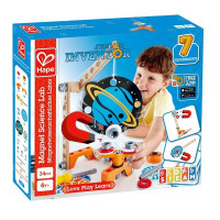 Конструктор Hape Junior Inventor Магнітна лабораторія 34 деталі (E3033)