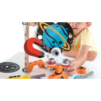 Конструктор Hape Junior Inventor Магнітна лабораторія 34 деталі (E3033)