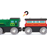 Набір для іграшкової залізниці Hape Пасажирський поїзд (E3719)