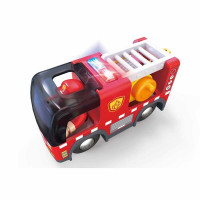 Іграшковий пожежний автомобіль Hape з сиреною (E3737) Іграшковий пожежний автомобіль Hape з сиреною (E3737)