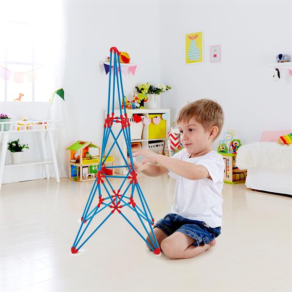 Конструктор Hape Flexistix Ейфелева вежа 62 деталі бамбуковий (E5563) Конструктор Hape Flexistix Ейфелева вежа 62 деталі бамбуковий (E5563)