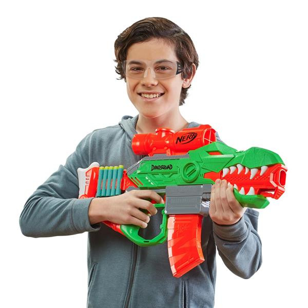 Бластер Nerf DinoSquad Rex-Rampage 20 патронів (F0807) Бластер Nerf DinoSquad Rex-Rampage 20 патронів (F0807)
