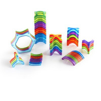 Магнітний конструктор Guidecraft PowerClix Organics, 74 деталі (G9432) Магнітний конструктор Guidecraft PowerClix Organics, 74 деталі (G9432)