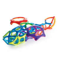 Магнітний конструктор Guidecraft PowerClix Organics, 74 деталі (G9432) Магнітний конструктор Guidecraft PowerClix Organics, 74 деталі (G9432)