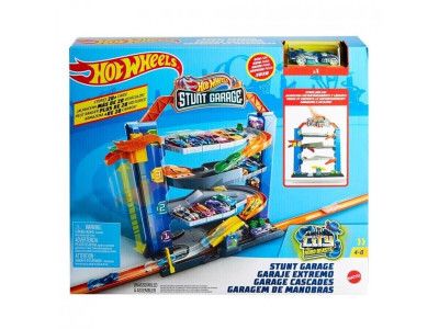 Автотрек Hot Wheels Гараж для машинок 4 поверхи (GNL70) Автотрек Hot Wheels Гараж для машинок 4 поверхи (GNL70)