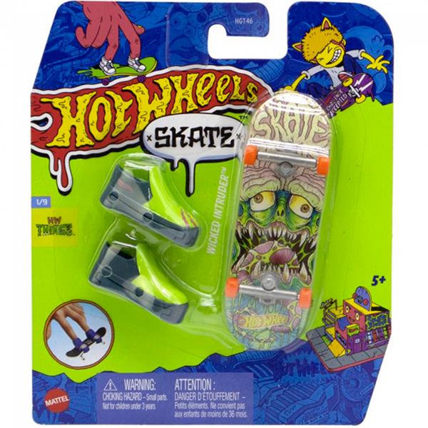 Ігровий набір Hot Wheels Фінгерборд і взуття для пальців Wicked Intruder (HGT46-WI)