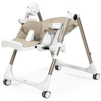 Стільчик для годування Peg-Perego Prima Pappa Follow Me бежевий (IH01000000BL06)