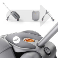 Дитяча валіза-каталка Kinderkraft Cabby Grey (KACABB00GRY0000)