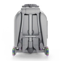Дитяча валіза-каталка Kinderkraft Cabby Grey (KACABB00GRY0000)