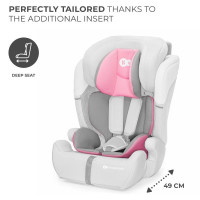Автокрісло Kinderkraft Comfort Up i-Size сіро- рожевий (KCCOUP02PNK0000)
