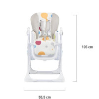 Стільчик для годування Kinderkraft Yummy сірий (KKKYUMMGRY0000) Стільчик для годування Kinderkraft Yummy сірий (KKKYUMMGRY0000)